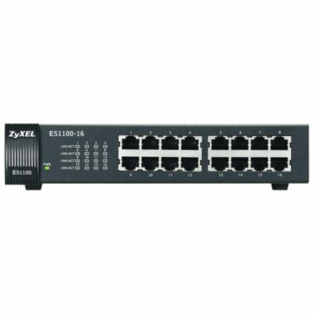Комутатор мережевий ZyXel ES1100-16 - зображення 1