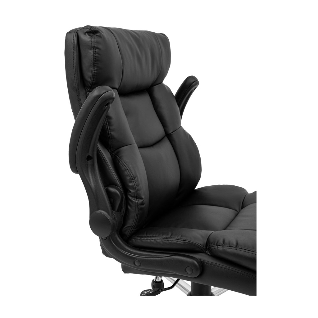 Офісне крісло Richman Манхеттен Хром M-1 (Tilt) Чорна (R00000041853) - зображення 8