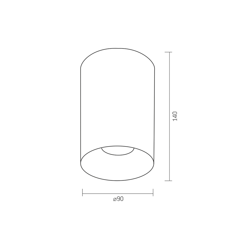 Світильник точковий Videx під лампу GU10 накладний Чорний (VL-SPF14A-B) - изображение 2