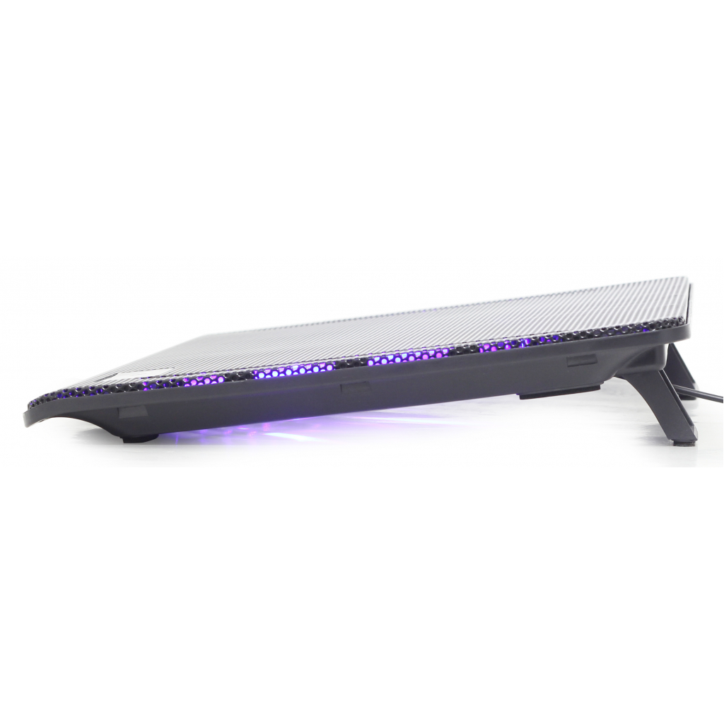 Підставка до ноутбука Gembird до 15", 2x125 mm fan, black (NBS-2F15-01) - зображення 2