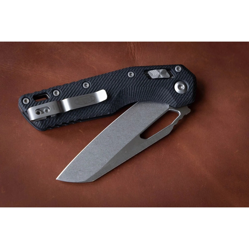 Ніж Microtech MSI Stonewashed G10 Black (210-10FLGTBK) - зображення 9