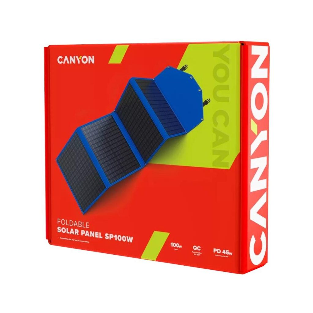Портативна сонячна панель Canyon CND-SP100W - изображение 12