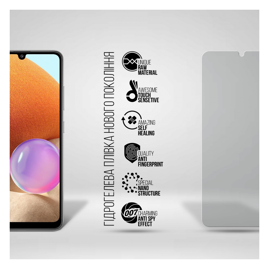 Плівка захисна Armorstandart Anti-spy Samsung A32 (A325) (ARM69750) - зображення 2