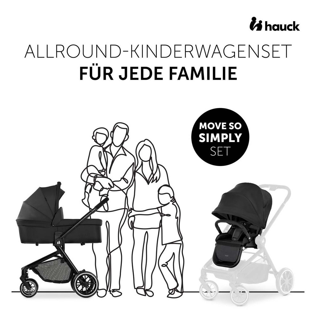 Коляска Hauck 2 в 1 Move So Simply (Black) (16716-8) - зображення 11