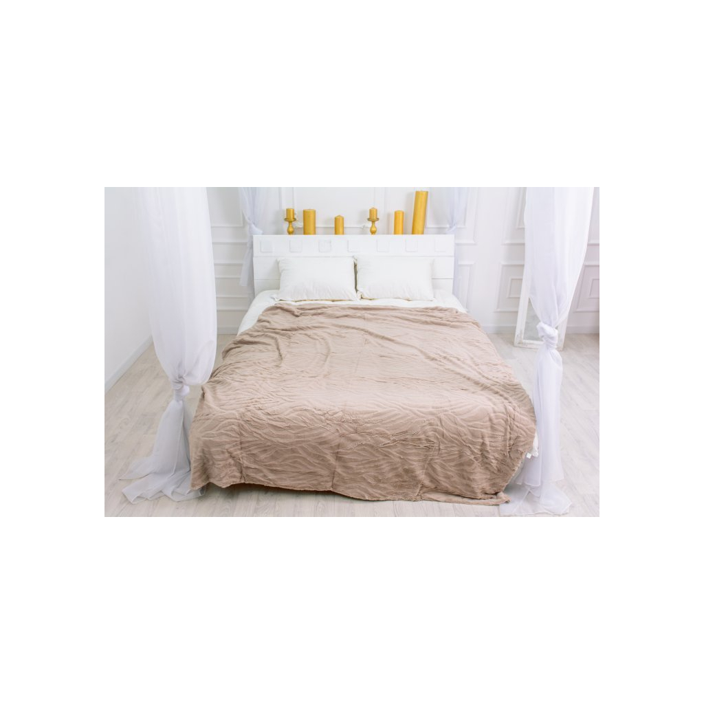 Плед MirSon 1016 Aurora Creamy 150x200 (2200002980104) - зображення 1