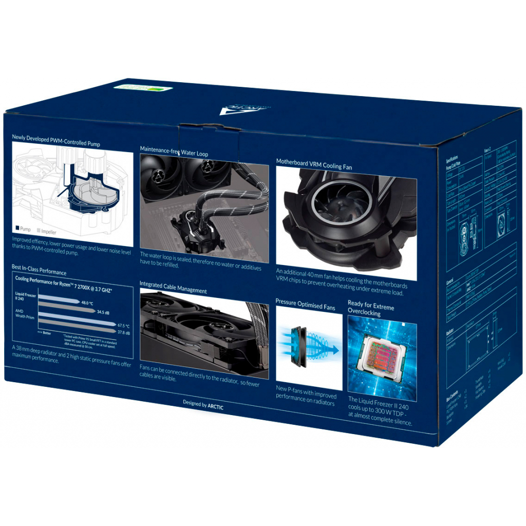 Система рідинного охолодження Arctic Liquid Freezer II 240 (ACFRE00046B) - зображення 8