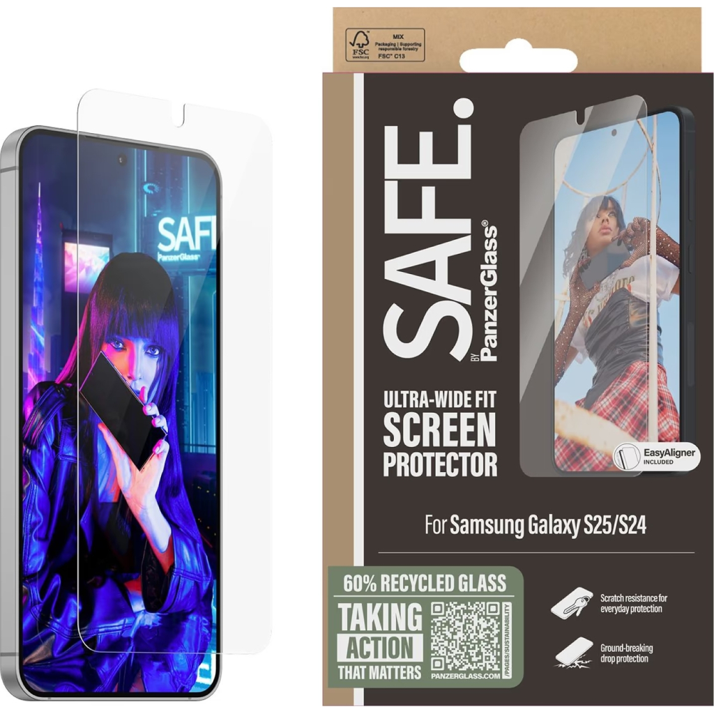 Скло захисне PANZERGLASS Samsung Galaxy S25 Ultra-Wide Fit w. Aligner (PG_SARNUWFG38388) - зображення 1