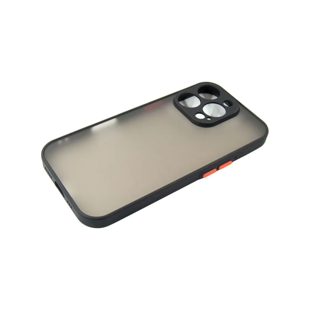 Чохол до мобільного телефона Dengos Matte iPhone 16 Pro Max (black) (DG-TPU-MATT-151) - зображення 4