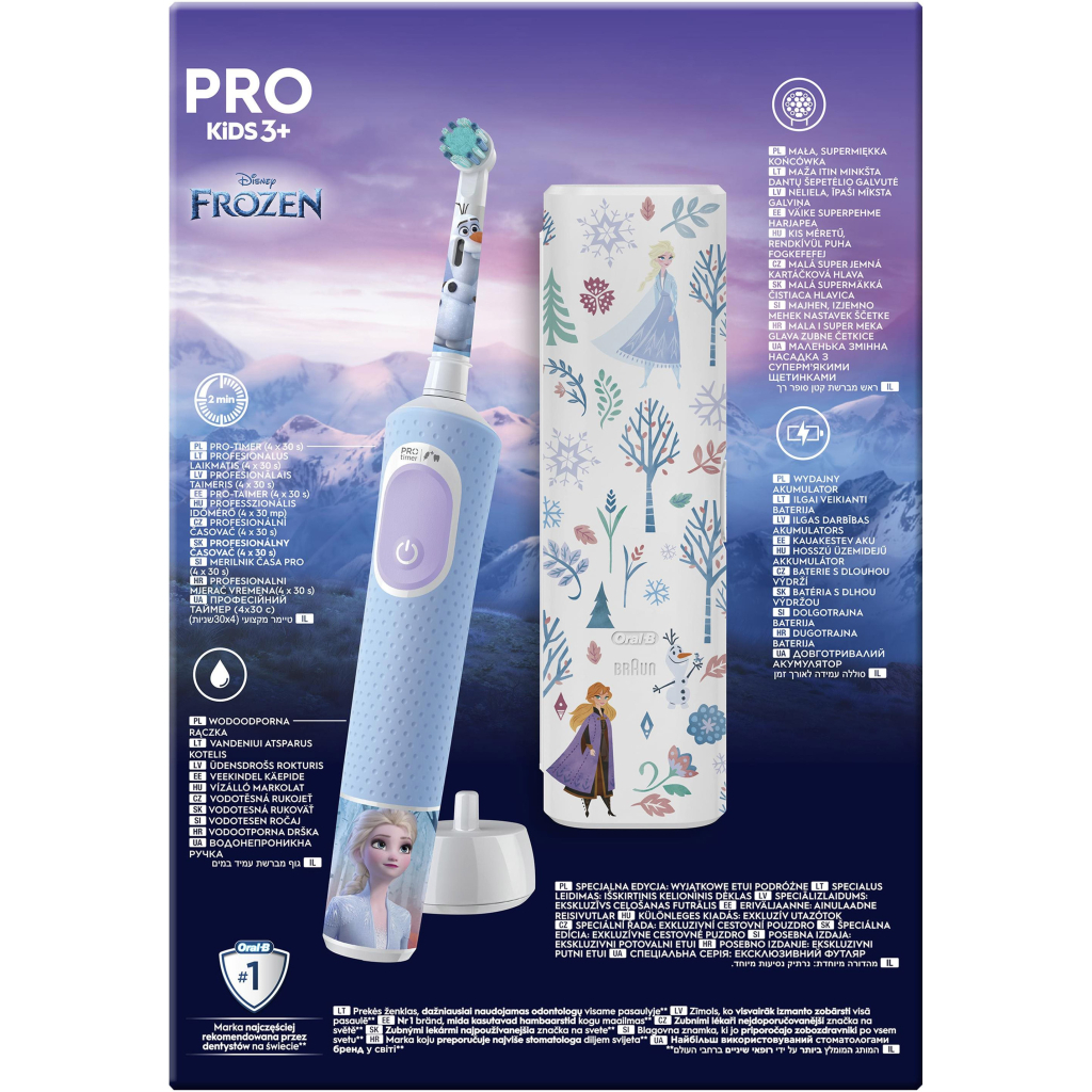 Електрична зубна щітка Oral-B D103.413.2KX Frozen - зображення 4