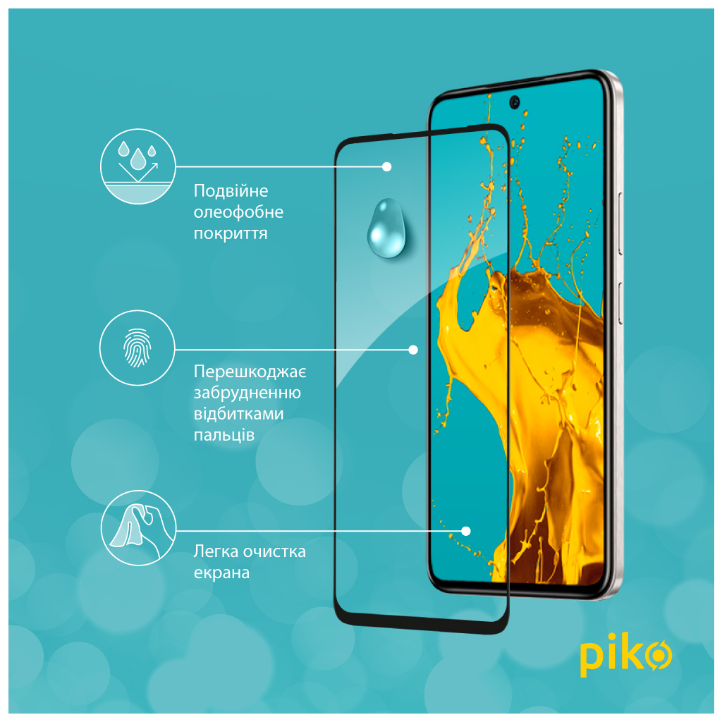 Скло захисне Piko Full Glue Infinix Hot 50 Pro Black (1283126598586) - зображення 4