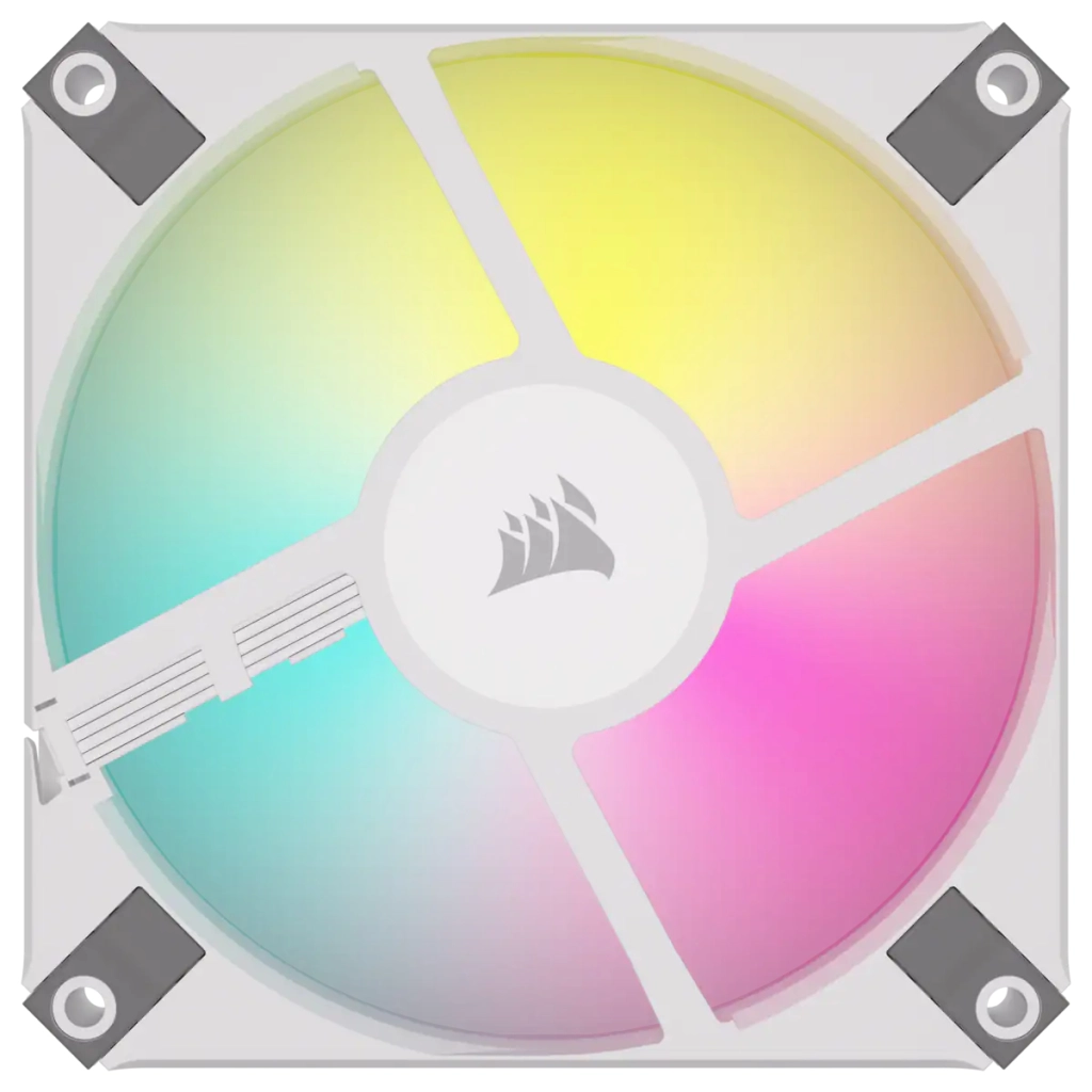 Кулер до корпусу Corsair iCUE AF120 RGB Slim White Dual Fan Kit (CO-9050165-WW) - изображение 3