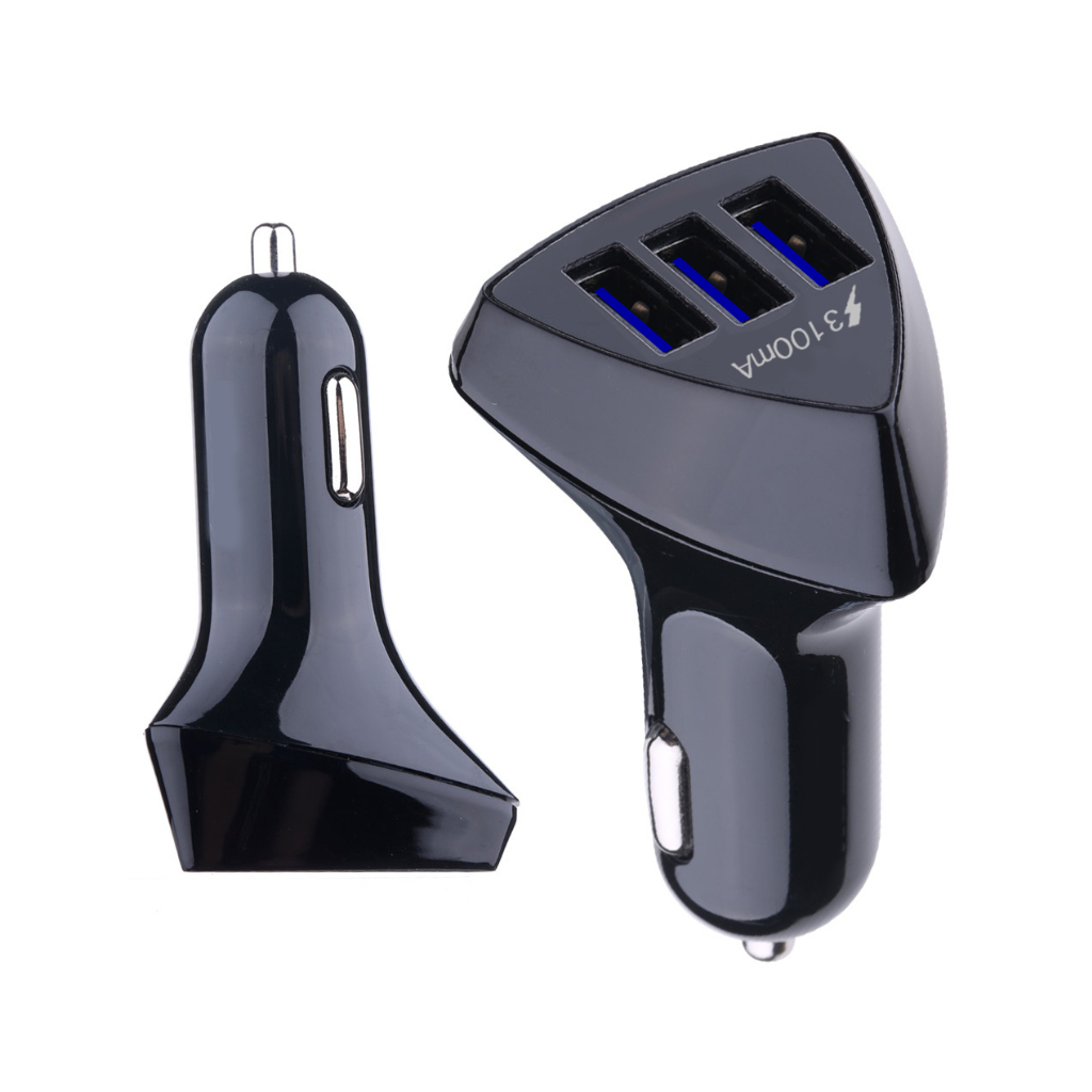 Зарядний пристрій XoKo CC-300 3 USB 4.2A Black (CC-300-BK) - зображення 1