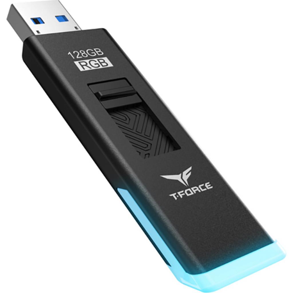 USB флеш накопичувач Team 128GB T-Force Spark RGB Black USB 3.2 (TSPARK3128GB01) - зображення 5