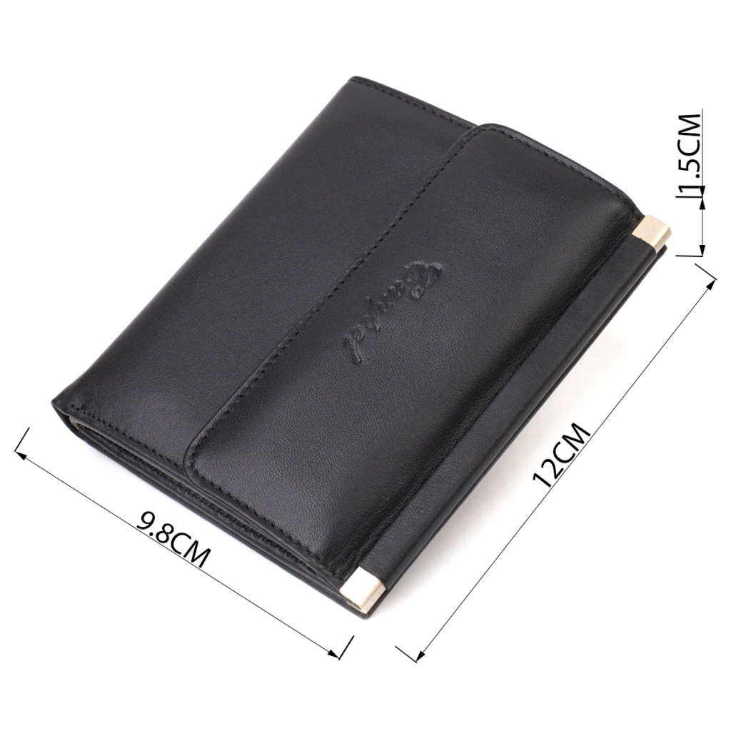 Гаманець Canpellini З натуральної шкіри Чорний (21928) - зображення 3