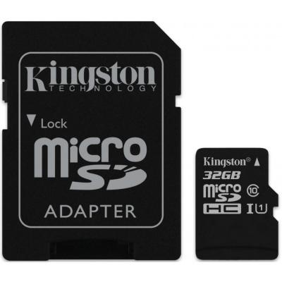Карта пам'яті Kingston 32GB microSDHC Class 10 UHS-I (SDC10G2/32GB) - зображення 4