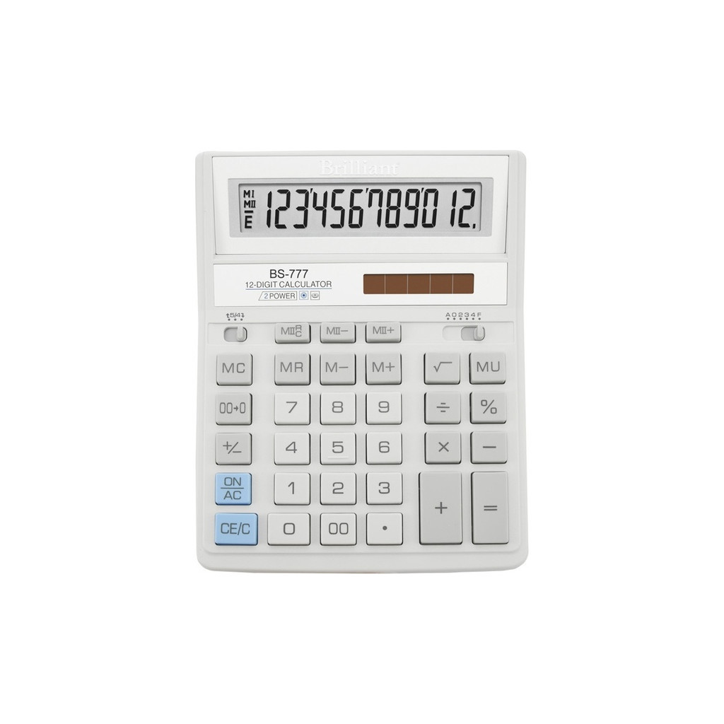 Калькулятор Brilliant BS-777WH - зображення 1