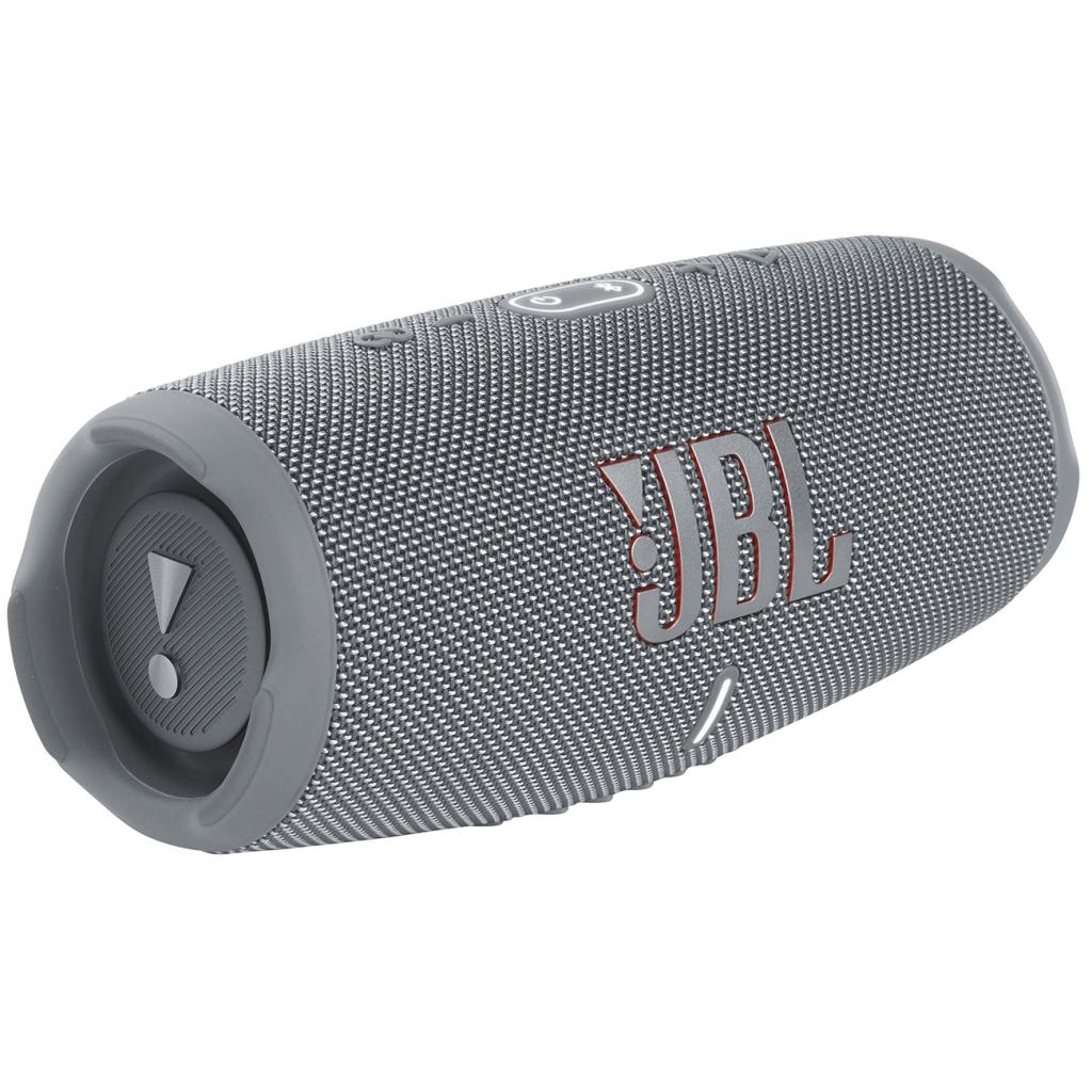 Акустична система JBL Charge 5 Grey (JBLCHARGE5GRY) - зображення 2