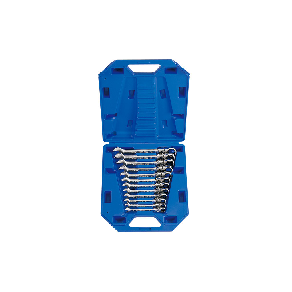 Ключ KING TONY комбінований з тріскачкою 12 шт. (13012MR) - зображення 1