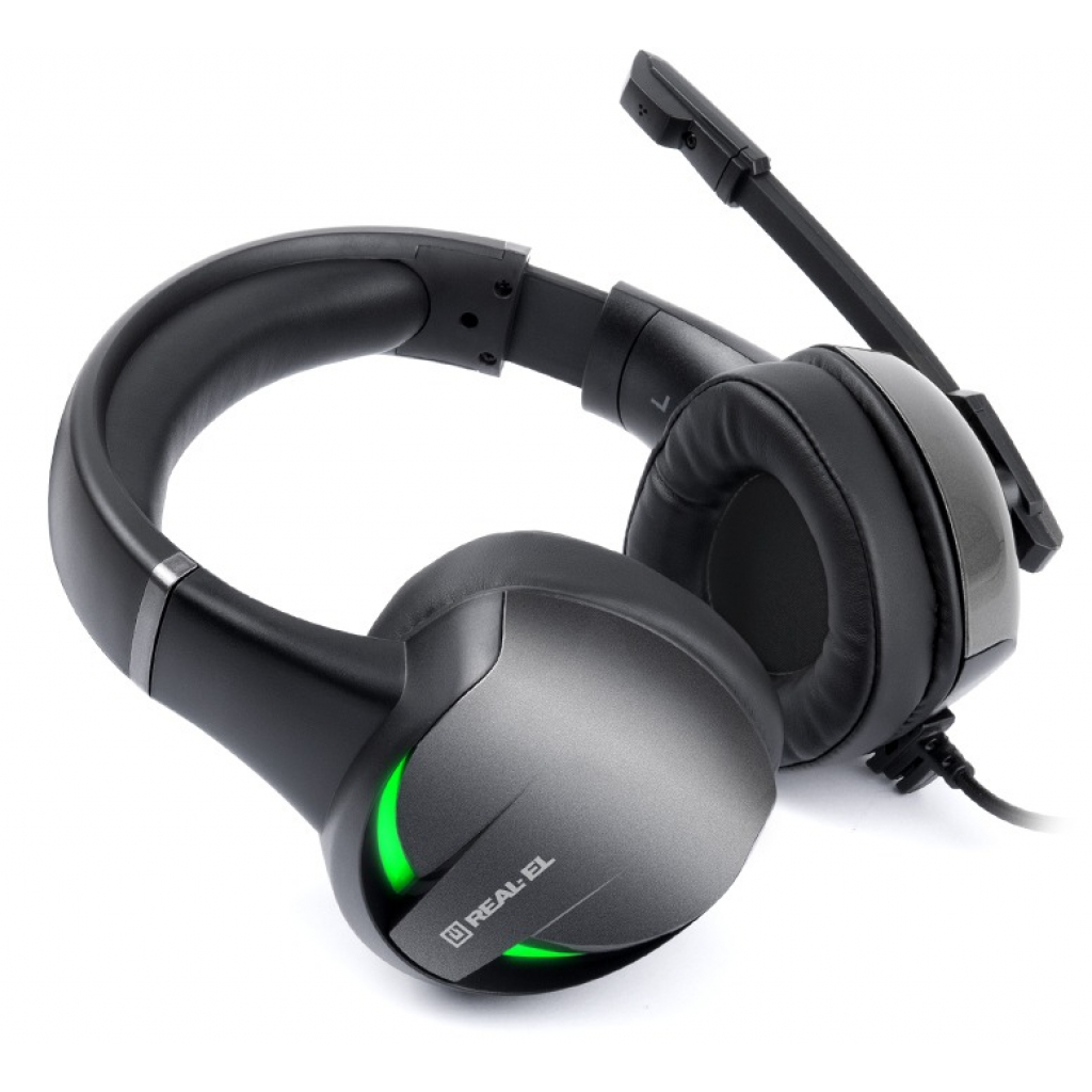 Навушники REAL-EL GDX-7620 Black - зображення 2