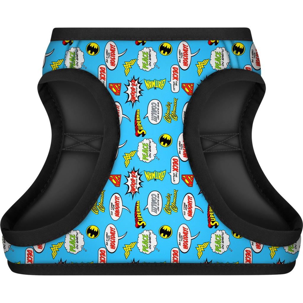 Шлея для собак WAUDOG Clothes з QR паспортом "Ліга Справедливості в блакитному" XS2 (1002-4002) - зображення 2