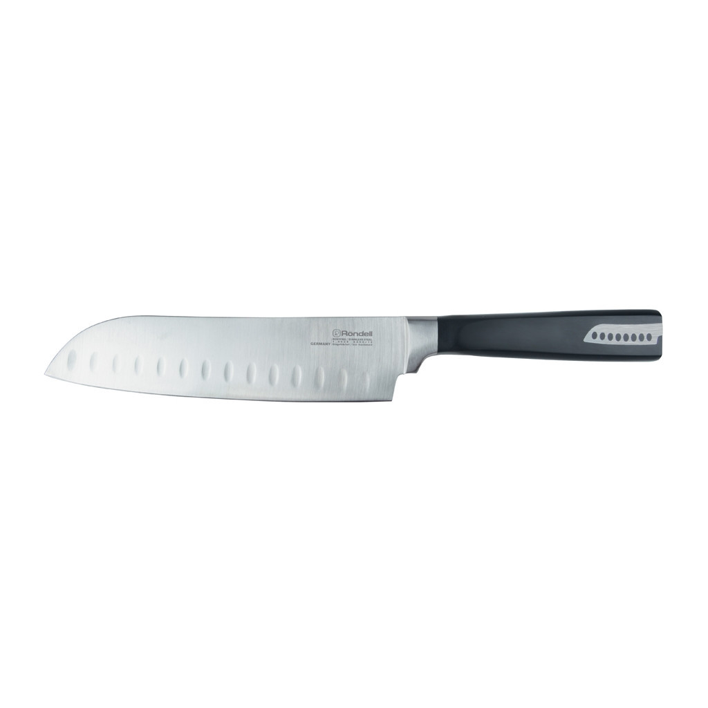 Кухонний ніж Rondell Cascara Santoku 17,8 см (RD-687) - зображення 1