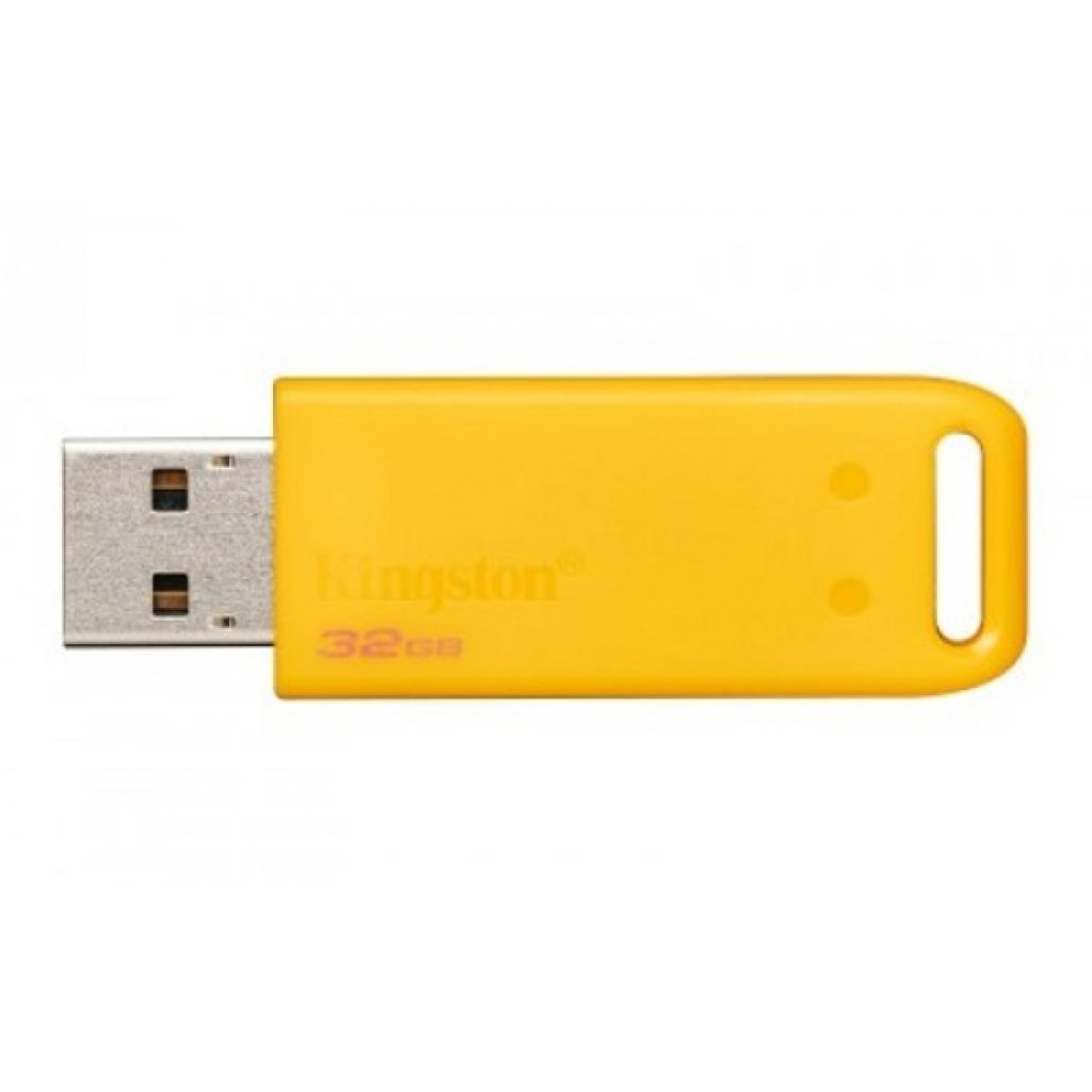 USB флеш накопичувач Kingston 32GB DataTraveler 20 Yellow USB 2.0 (KC-U2E32-6XY) - зображення 1