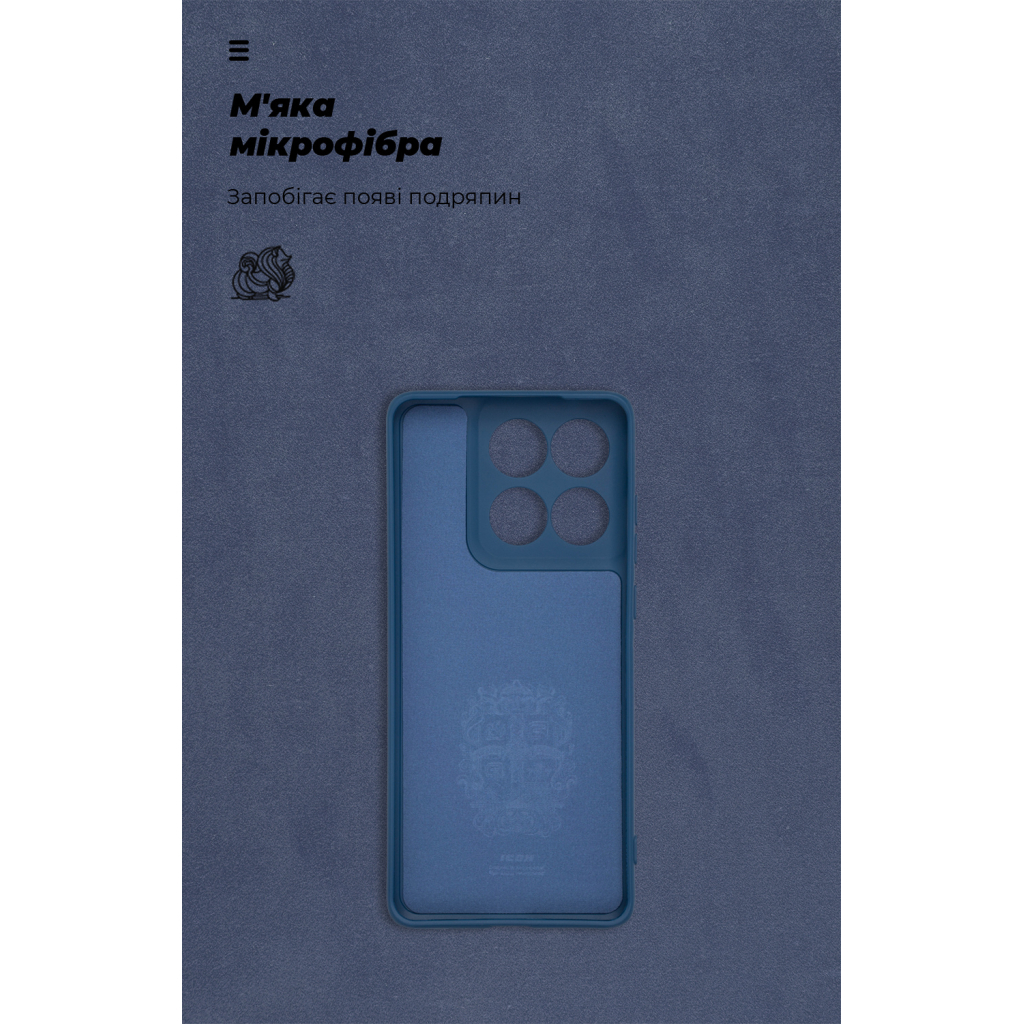 Чохол до мобільного телефона Armorstandart Motorola Edge 60 5G Camera cover Dark Blue (ARM85877) - зображення 4