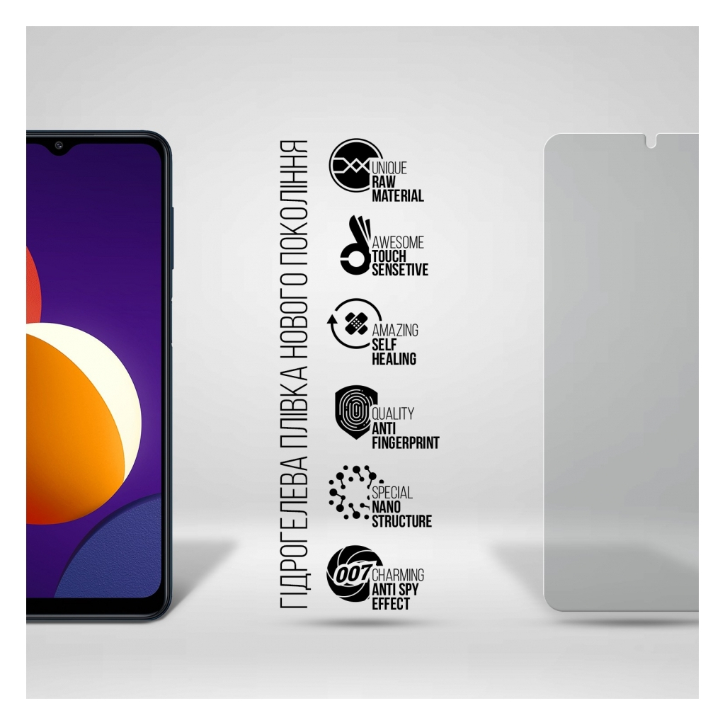 Плівка захисна Armorstandart Anti-spy Samsung M12 (M127) (ARM69755) - зображення 2