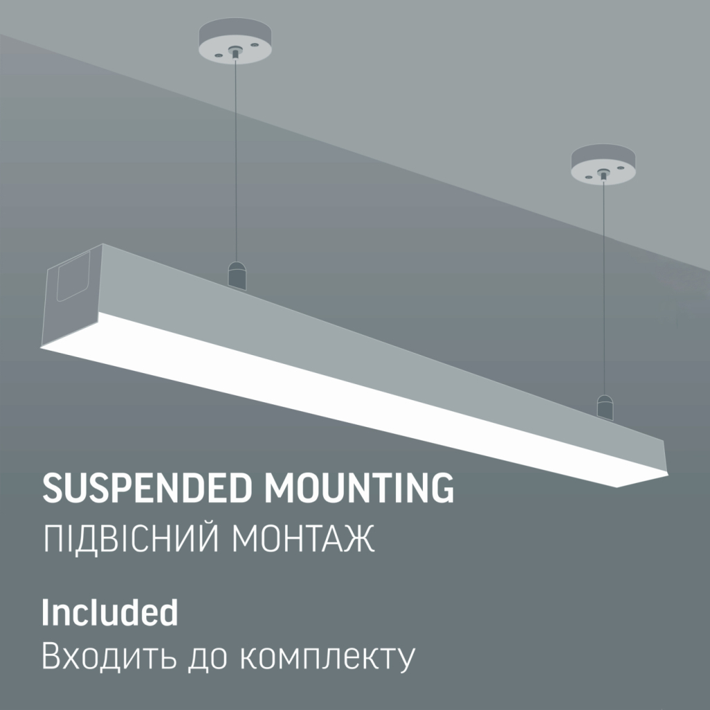 Світильник Videx LED BN03 30W 0.6М 5000K 220V (VL-BN03-30065B) - изображение 5