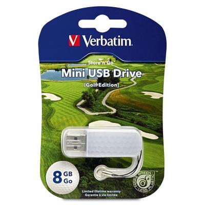 USB флеш накопичувач Verbatim 8GB STORE'N'GO MINI GOLF USB 2.0 (98510) - зображення 3