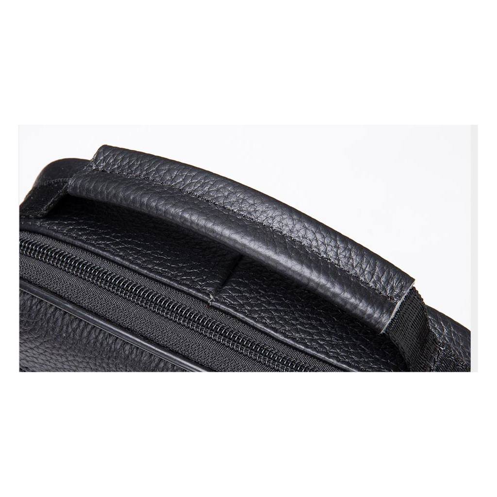 Сумка Vintage Шкіряна Чорна (20345) - зображення 7