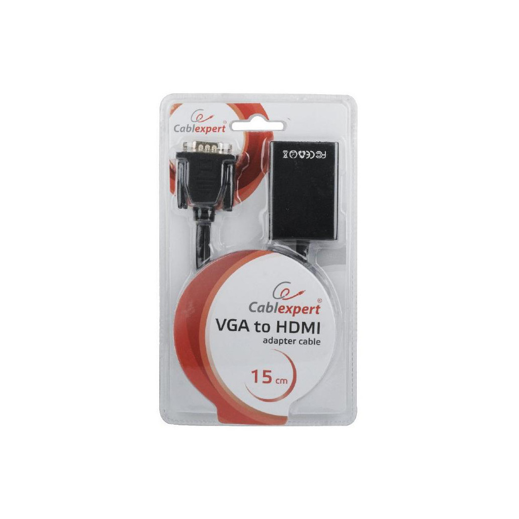 Перехідник VGA to HDMI Cablexpert (A-VGA-HDMI-01) - зображення 4