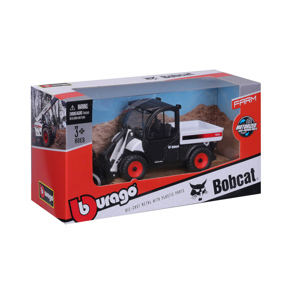 Спецтехніка Bburago Навантажувач Bobcat Toolcat 5600 10 см (18-31806) - зображення 6