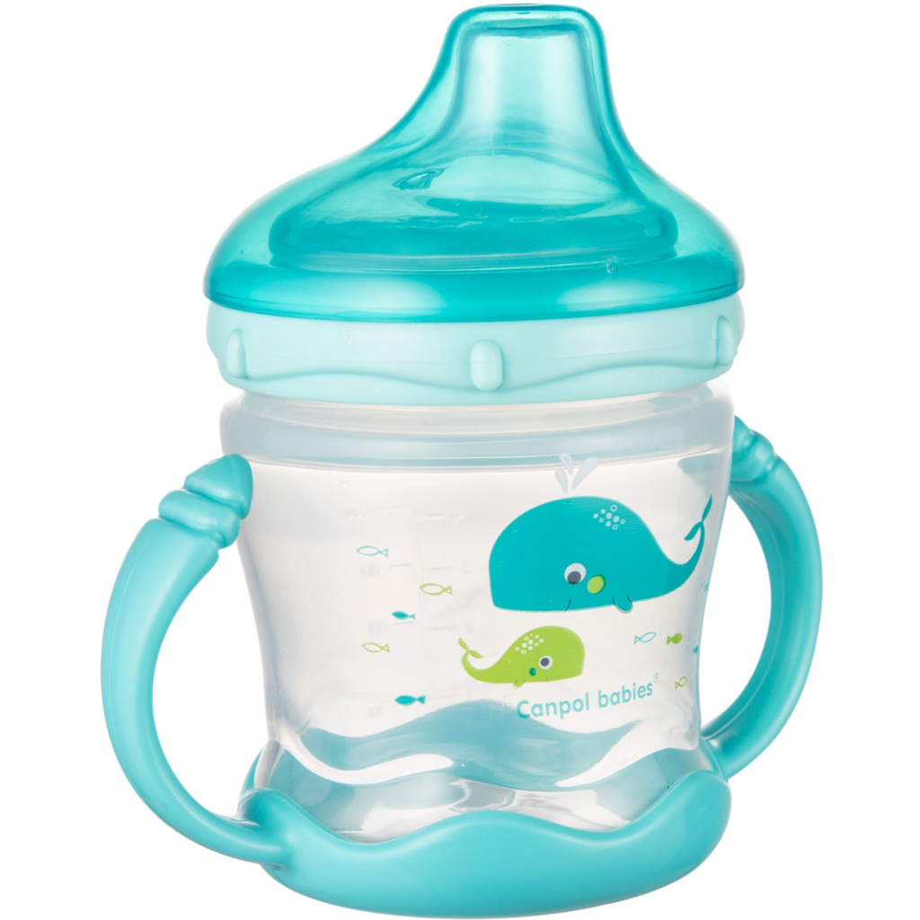 Поїльник-непроливайка Canpol babies Sweet fun 180 мл синя (57/300_blu) - изображение 2
