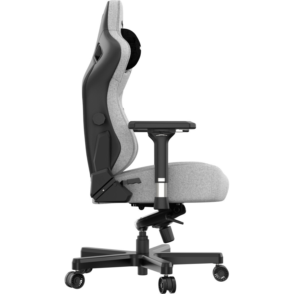Крісло ігрове Anda Seat Kaiser 3 Fabric Size XL Grey (AD12YDC-XL-01-G-PV/F) - зображення 4