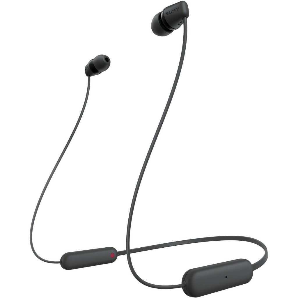 Навушники Sony WI-C100 Black (WIC100B.CE7) - зображення 1