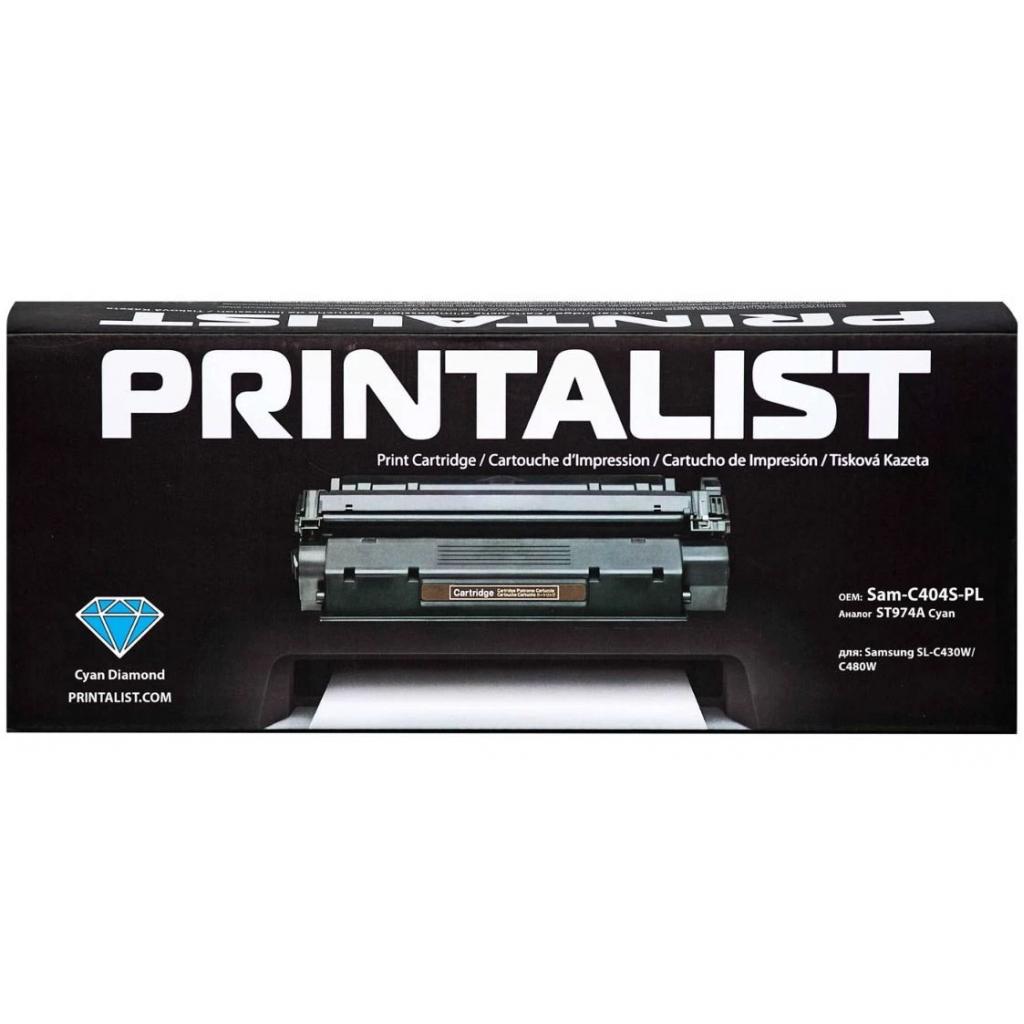 Картридж Printalist Samsung SL-C430W/C480W, ST974A Cyan (Sam-C404S-PL) - зображення 1