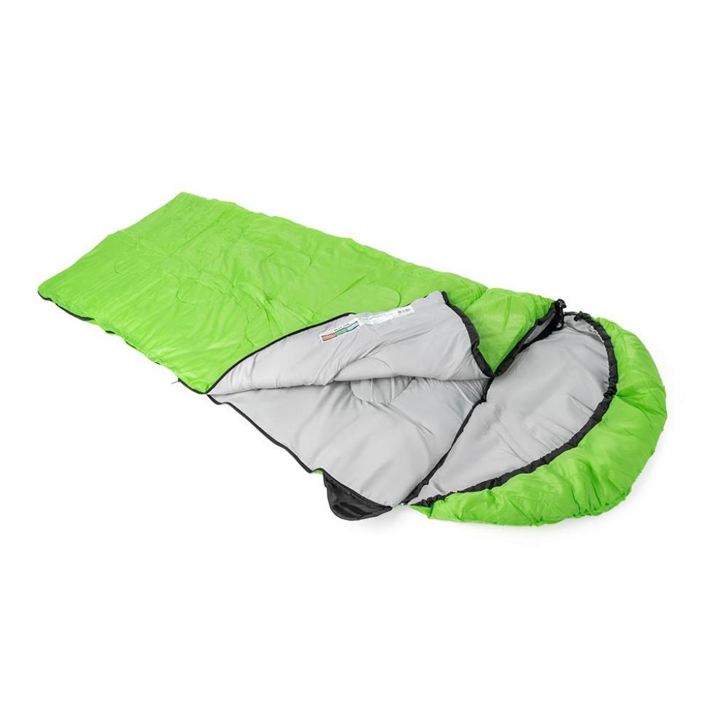Спальний мішок Кемпінг Peak 200R з капюшоном Green (4823082715008) - зображення 2