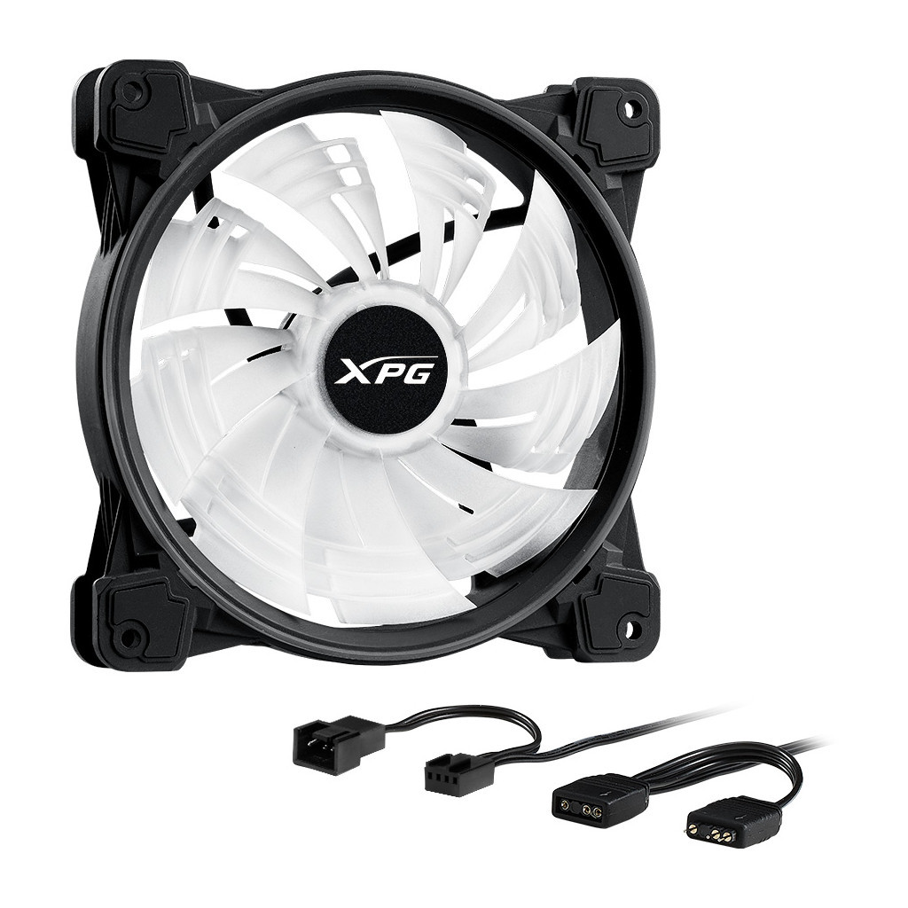 Кулер до корпусу ADATA HURRICANE120ARGBPWM-BKCWW - зображення 5