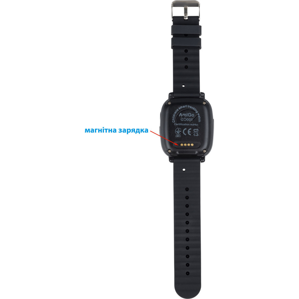 Смарт-годинник Amigo GO001 iP67 Black (856057) - зображення 8
