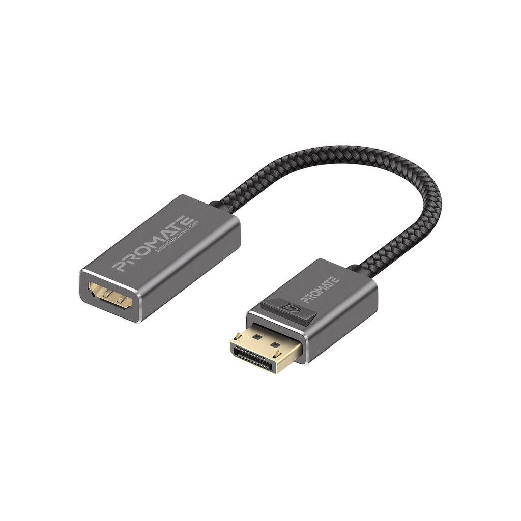 Перехідник DisplayPort to HDMI Promate (medialink-dp.black) - изображение 1