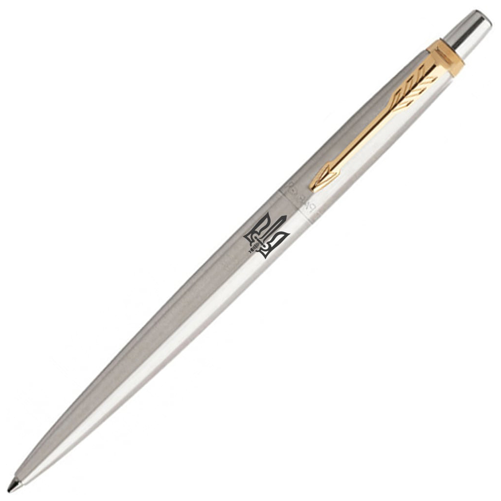 Ручка кулькова Parker JOTTER 17 UKRAINE SS GT BP Тризуб ОУН (16032_T030b) - зображення 3