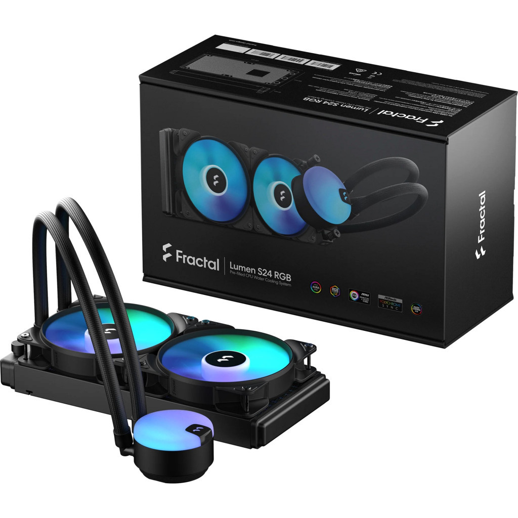 Система рідинного охолодження Fractal Design Lumen S24 RGB v2 (FD-W-L1-S2412) - зображення 7