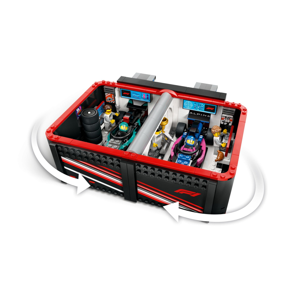 Конструктор LEGO City Гараж F1 та автомобілі Mercedes-AMG і Alpine (60444) - зображення 5