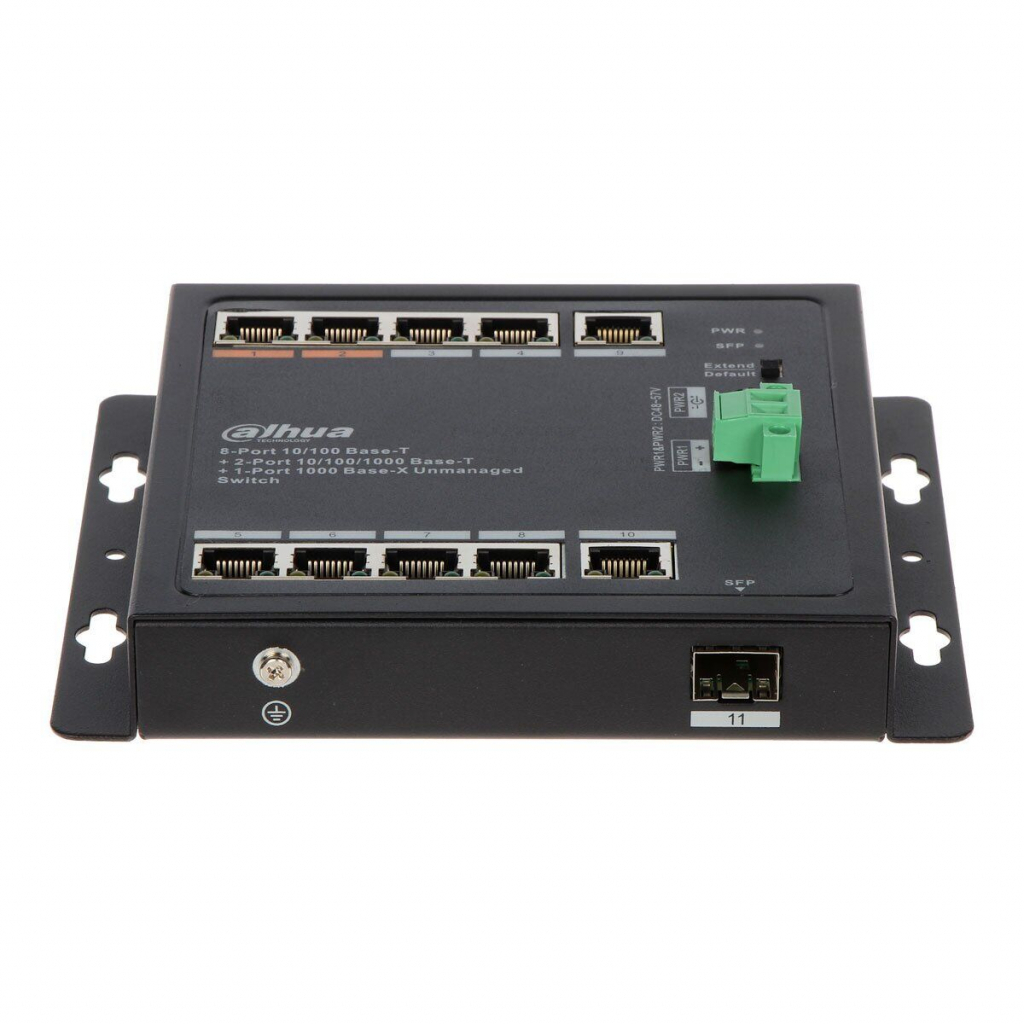 Комутатор мережевий Dahua DH-PFS3111-8ET-96-F - зображення 4