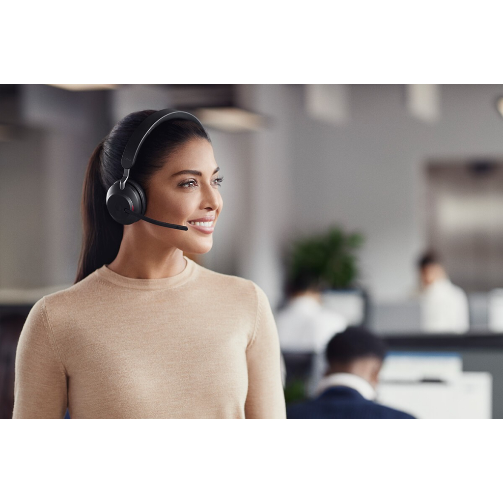 Навушники Jabra Evolve 2 65 Link380c MS Stereo Stand Black (26599-999-889) - зображення 5