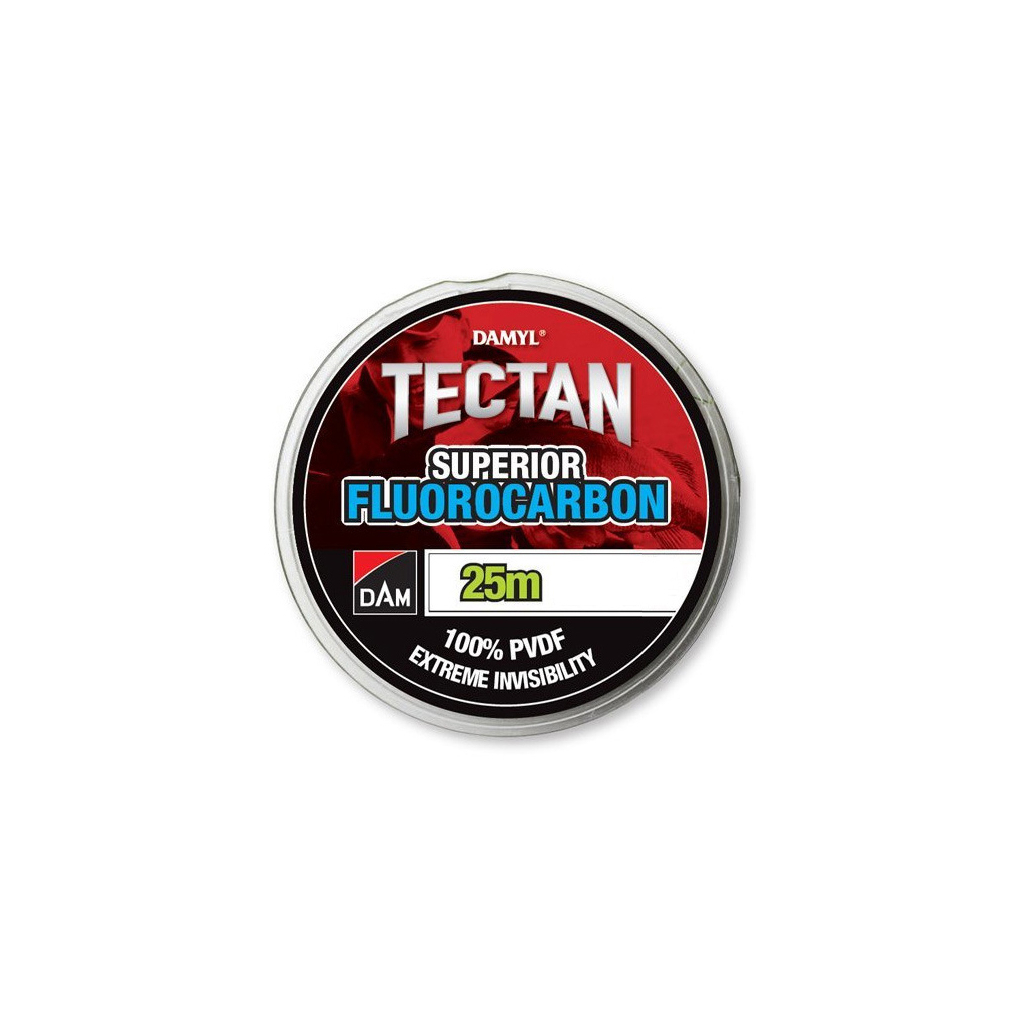 Волосінь DAM Tectan Superior Fluorocarbon NEW 0.50 мм 25 м 13.4 кг Clear (60637) - зображення 1