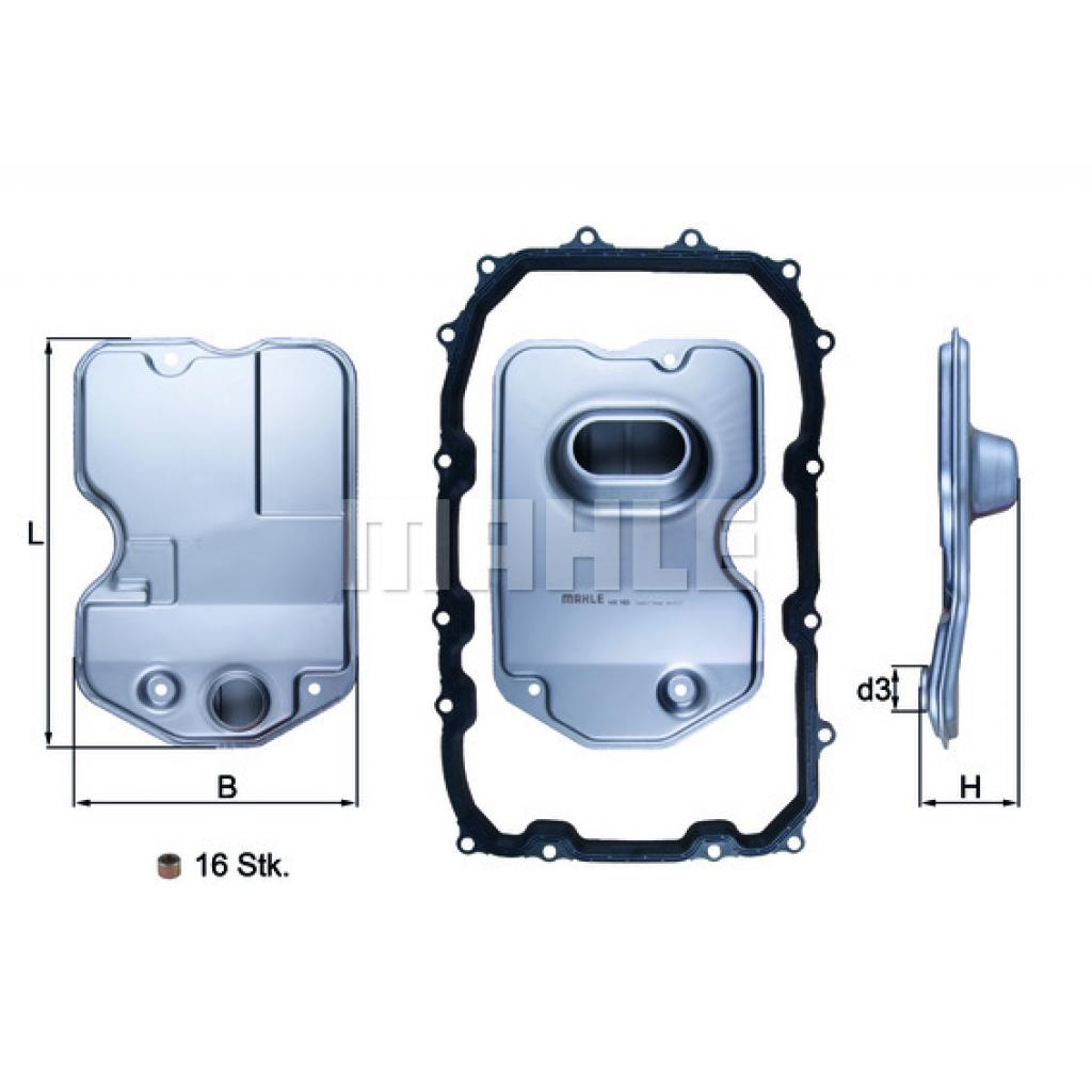 Трансмісійний фільтр Mahle HX160KIT - зображення 1
