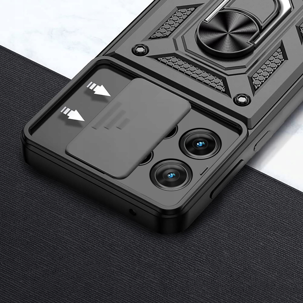 Чохол до мобільного телефона BeCover Military Motorola Edge 50 Neo Black (713051) - зображення 4