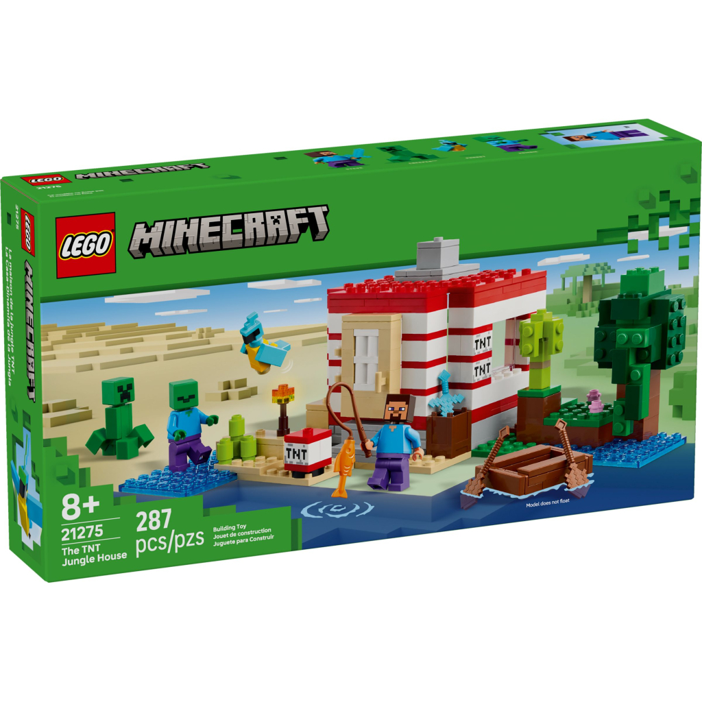 Конструктор LEGO Minecraft Будинок із вибухівки в джунглях (21275) - зображення 1